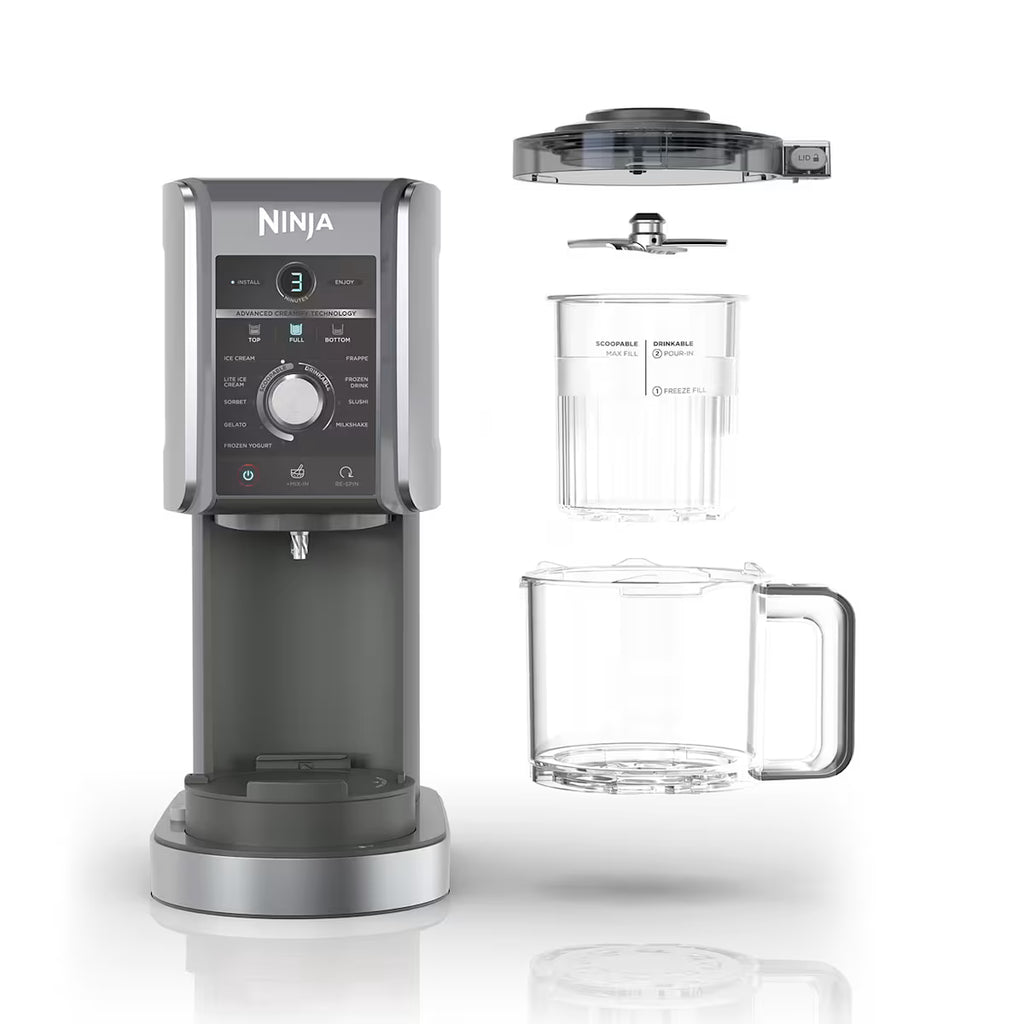 Ninja CREAMi Deluxe 10-in-1 Ice Cream and Frozen Drink Maker NC501UK