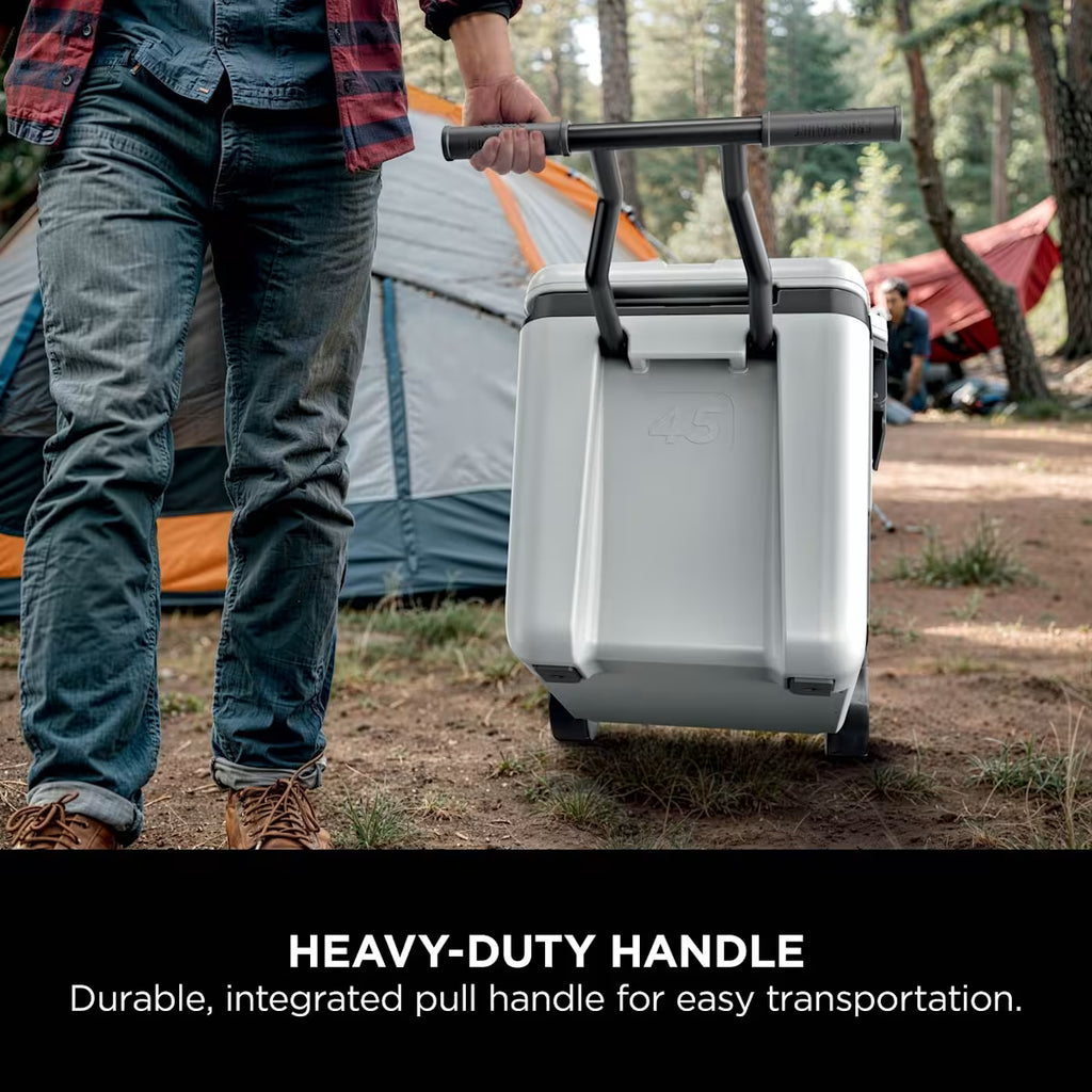Ninja FrostVault 45QT/42L Wheeled Cooler with Dry Zone, Cloud White FB245UKWH