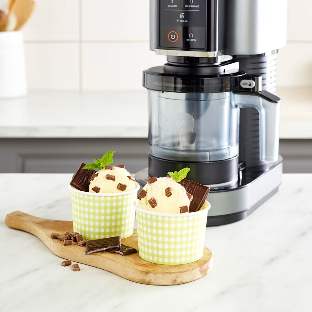Ninja Ice Cream Maker Dessert Tubs with Coloured Lids (Set of 4)