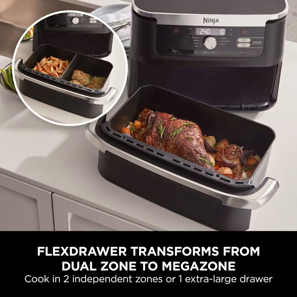 Ninja Foodi FlexDrawer Dual Air Fryer 10.4L AF500UK