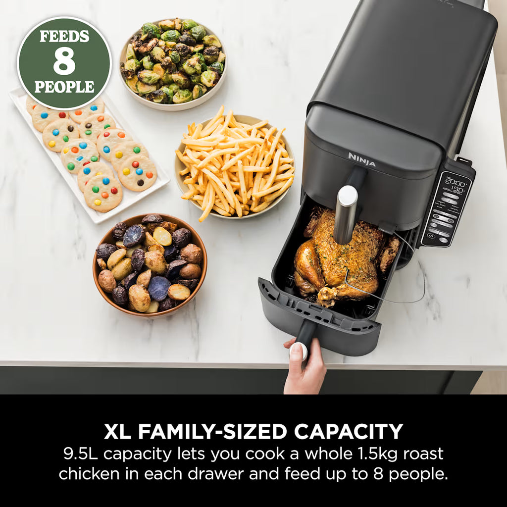 Ninja Double Stack XL 2-Level Air Fryer with Smart Cook System 9.5L? SL451UK