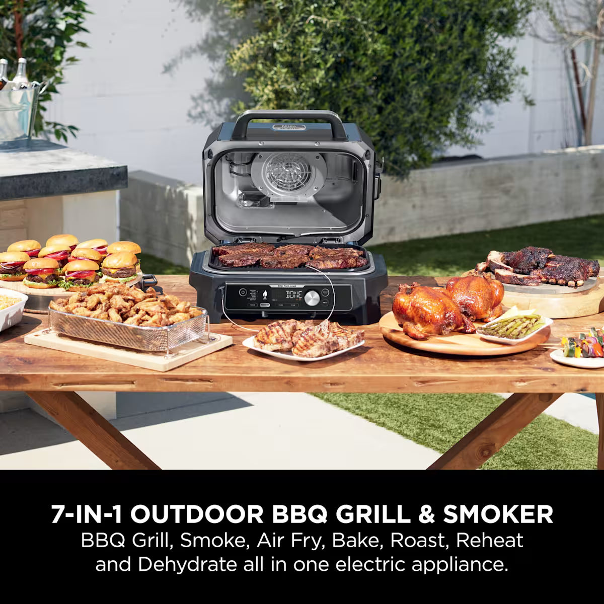 Ninja WoodFire XL Electric BBQ & FrostVault 47L Cooler Bundle