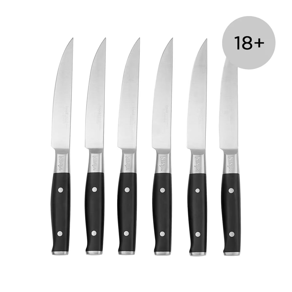 Refurbished Ninja Foodi StaySharp Steak Knives ¨C 6-Piece Set [K32106UKREF] | Excellent Condition