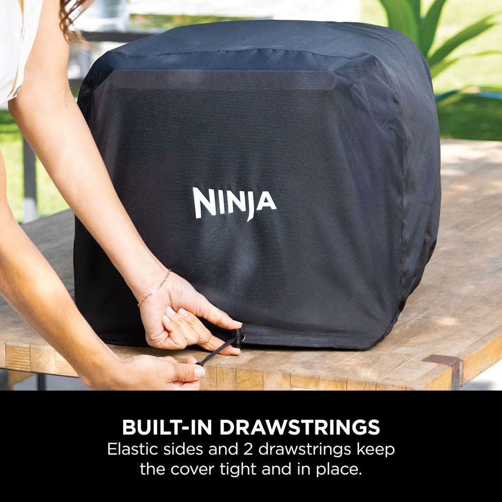 Ninja Woodfire Outdoor Oven, Artisan Pizza Maker and BBQ Smoker with Stand & Cover