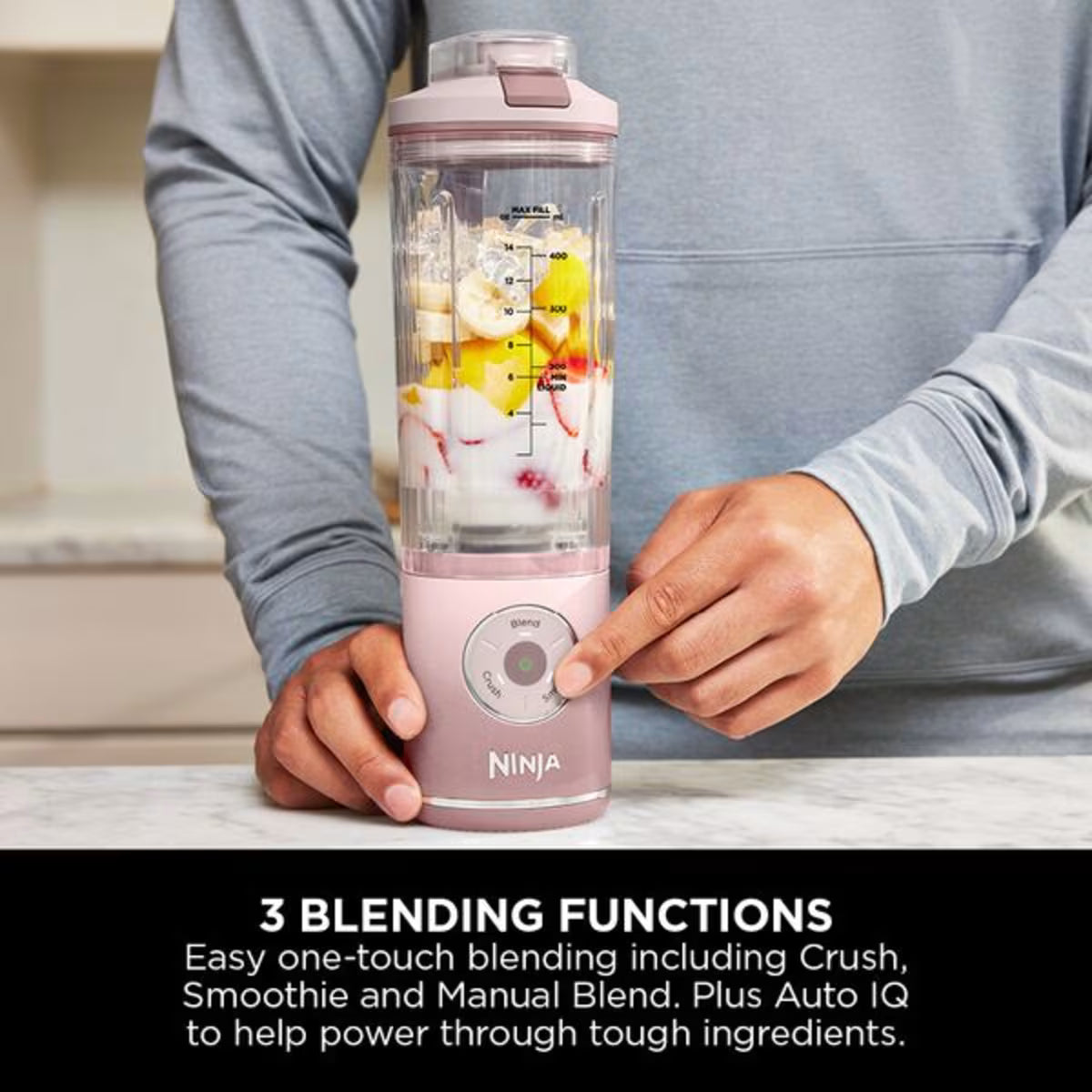 Ninja Blast Max Portable Blender - Dusty Pink BC251UKPK