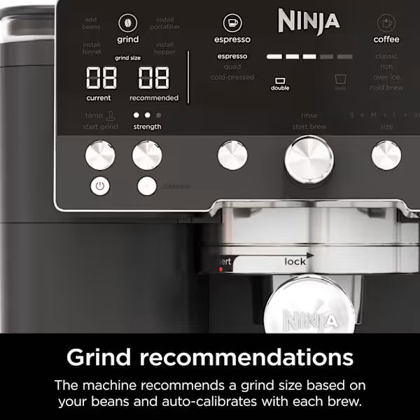 Ninja Luxe Caf¨¦ Premier Espresso Machine - Black ES601UKBK