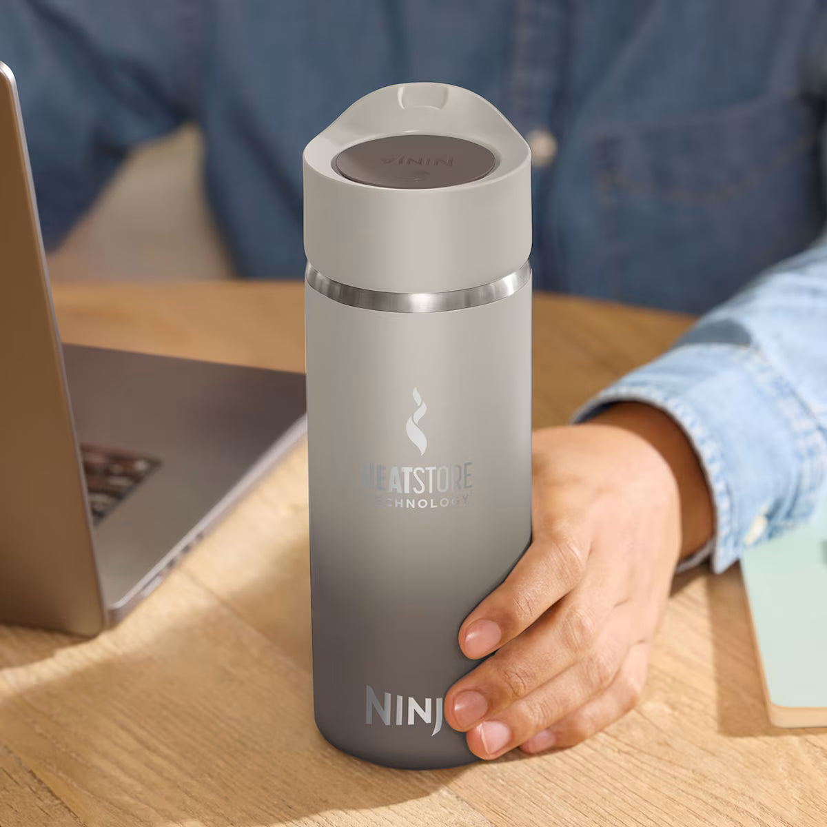 Ninja 400 ml Sip Perfect Travel Mug ¨C Stone DW1603EUUKST
