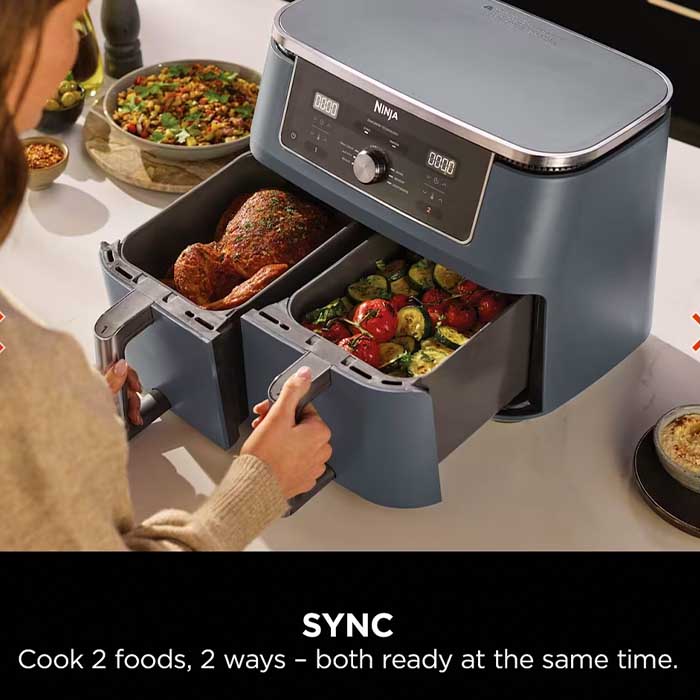 Ninja MAX 6-in-1 Dual Zone Air Fryer 9.5L DZ400UKCYD