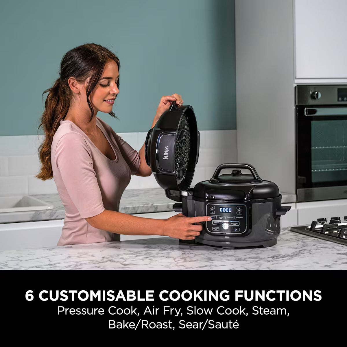 Ninja Foodi Mini 6-in-1 Multi-Cooker 4.7L OP100UK