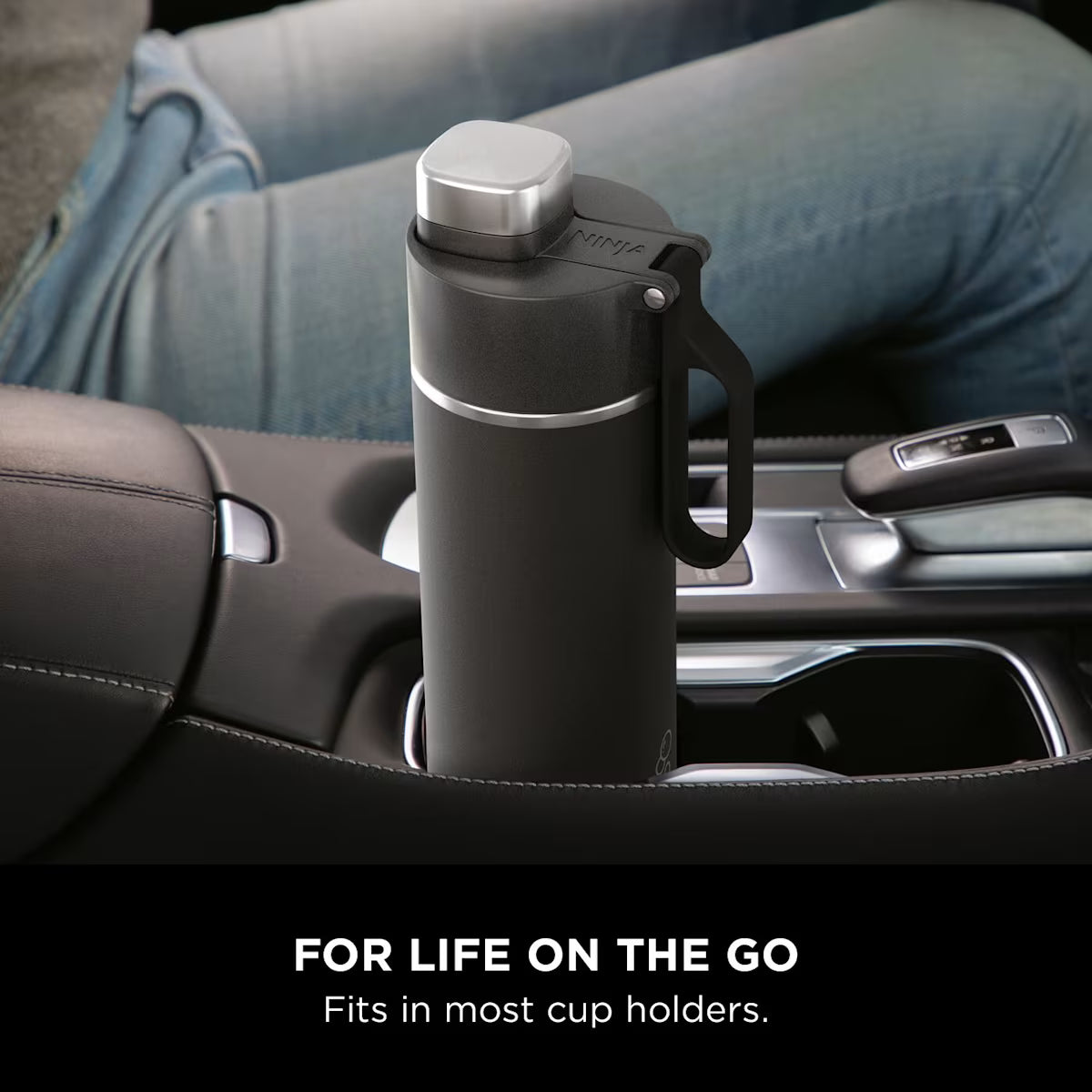 Ninja Thirsti 530 ml Travel Bottle ¨C Black DW1801EUUKBK