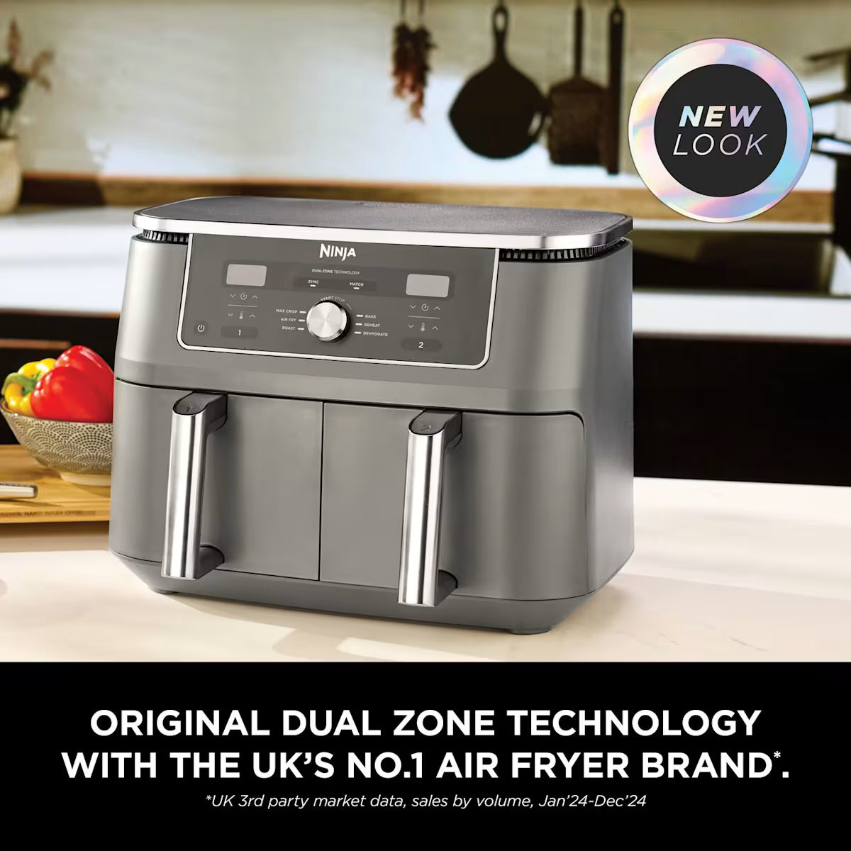 Ninja MAX 6-in-1 Dual Zone Air Fryer 9.5L DZ400UK