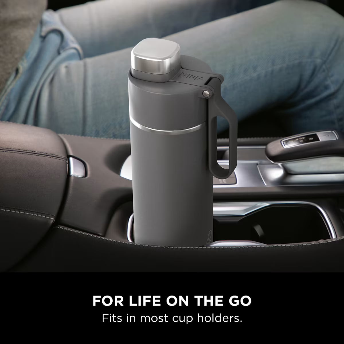 Ninja Thirsti 700 ml Travel Bottle ¨C Grey DW2401EUUKGY