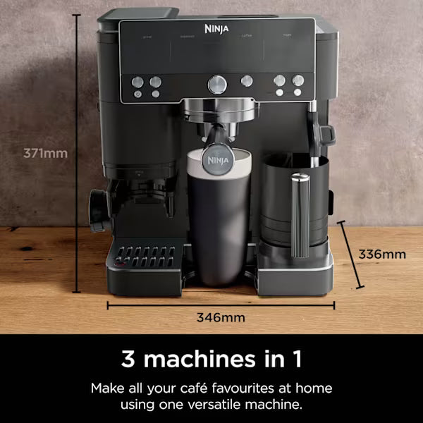 Ninja Luxe Caf¨¦ Premier Espresso Machine - Black ES601UKBK