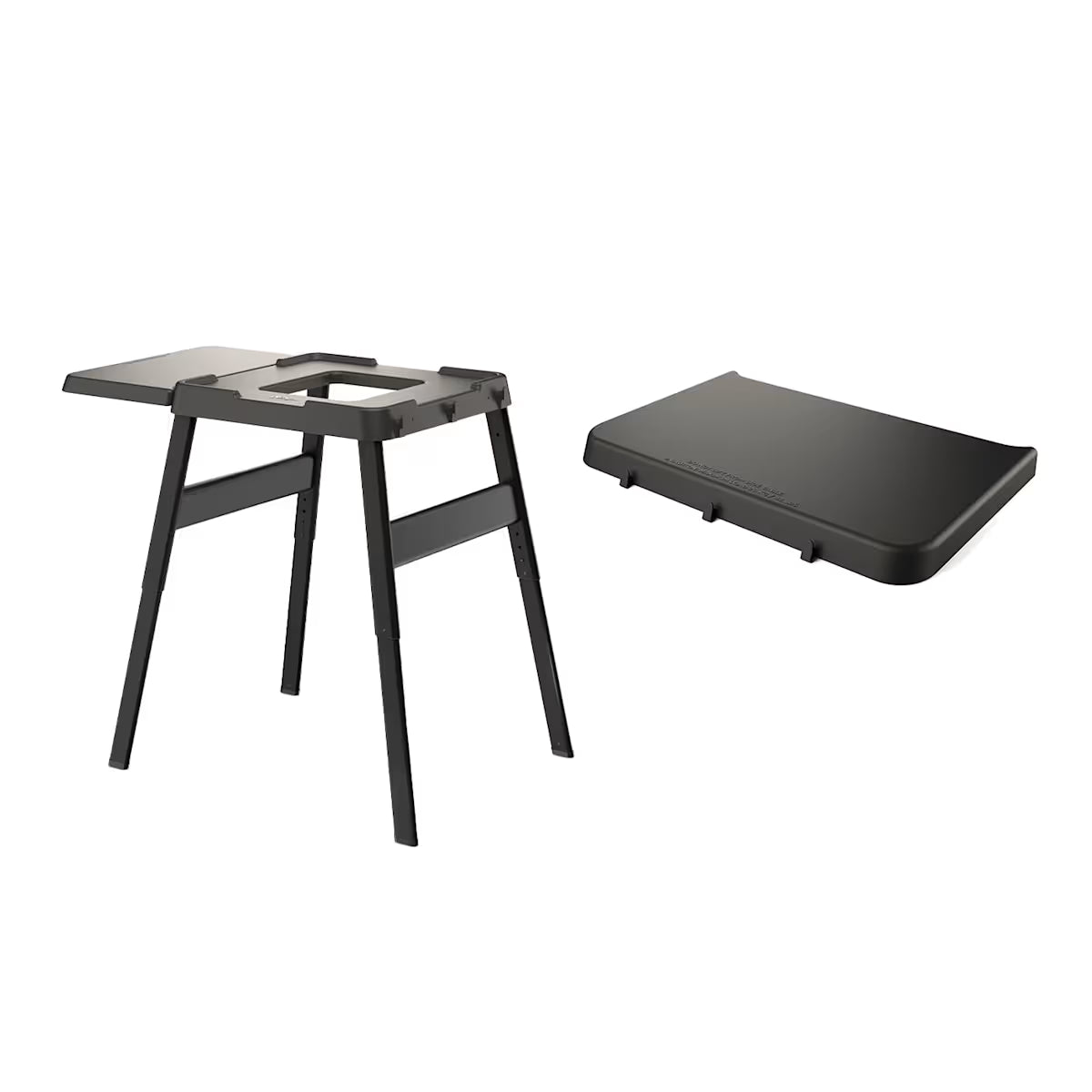 Ninja Woodfire Adjustable Stand with Additional Side Table