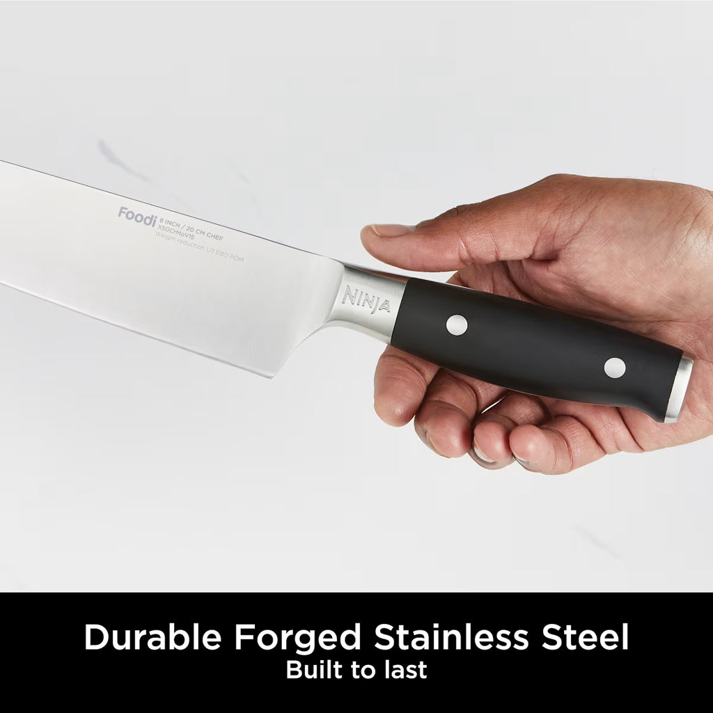 Ninja Foodi StaySharp Knife Block with Integrated Sharpener 6-Piece Set [K32006UK]