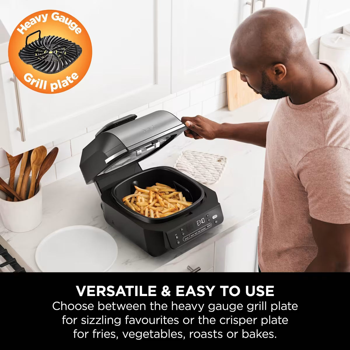 Ninja 5-in-1 Grill & Air Fryer EG351UK