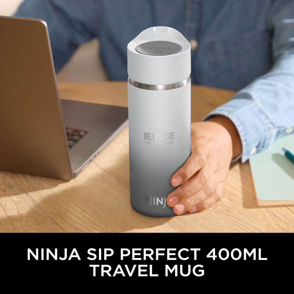 Ninja 400 ml Sip Perfect Travel Mug ¨C White DW1603EUUKWH