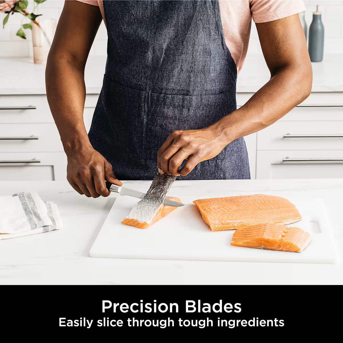 Refurbished Ninja Foodi StaySharp Knife Block with Integrated Sharpener ¨C 5-Piece Set [K32005UKREF] | Excellent Condition