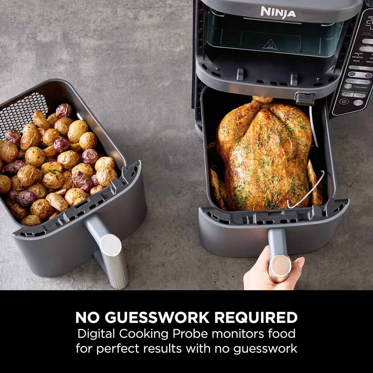 Ninja Double Stack XL 2-Level Air Fryer with Smart Cook System 9.5L? SL451UK