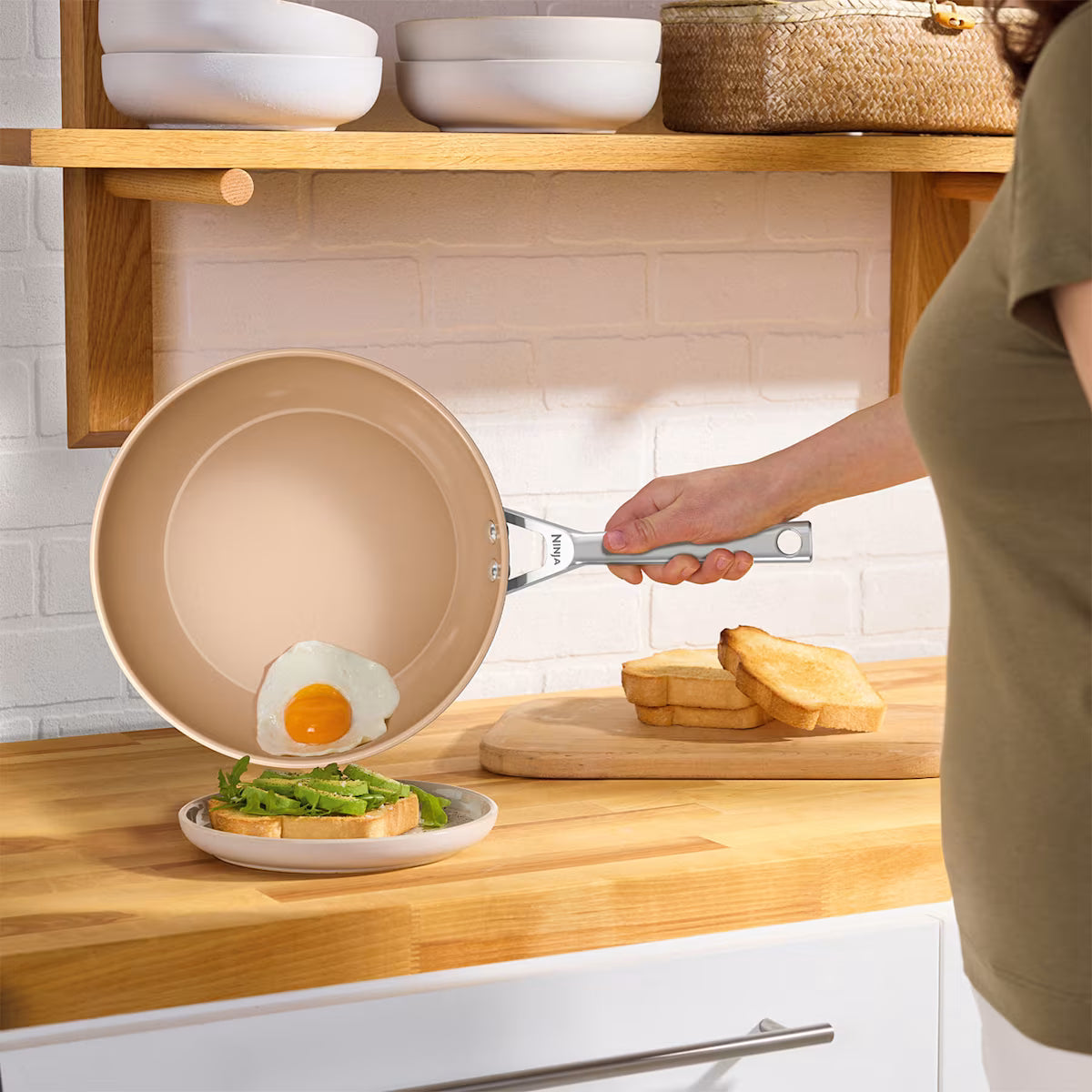 Exclusive Ninja Extended Life Ceramic Cookware Bundle - 7 Piece Set CW930BNUK