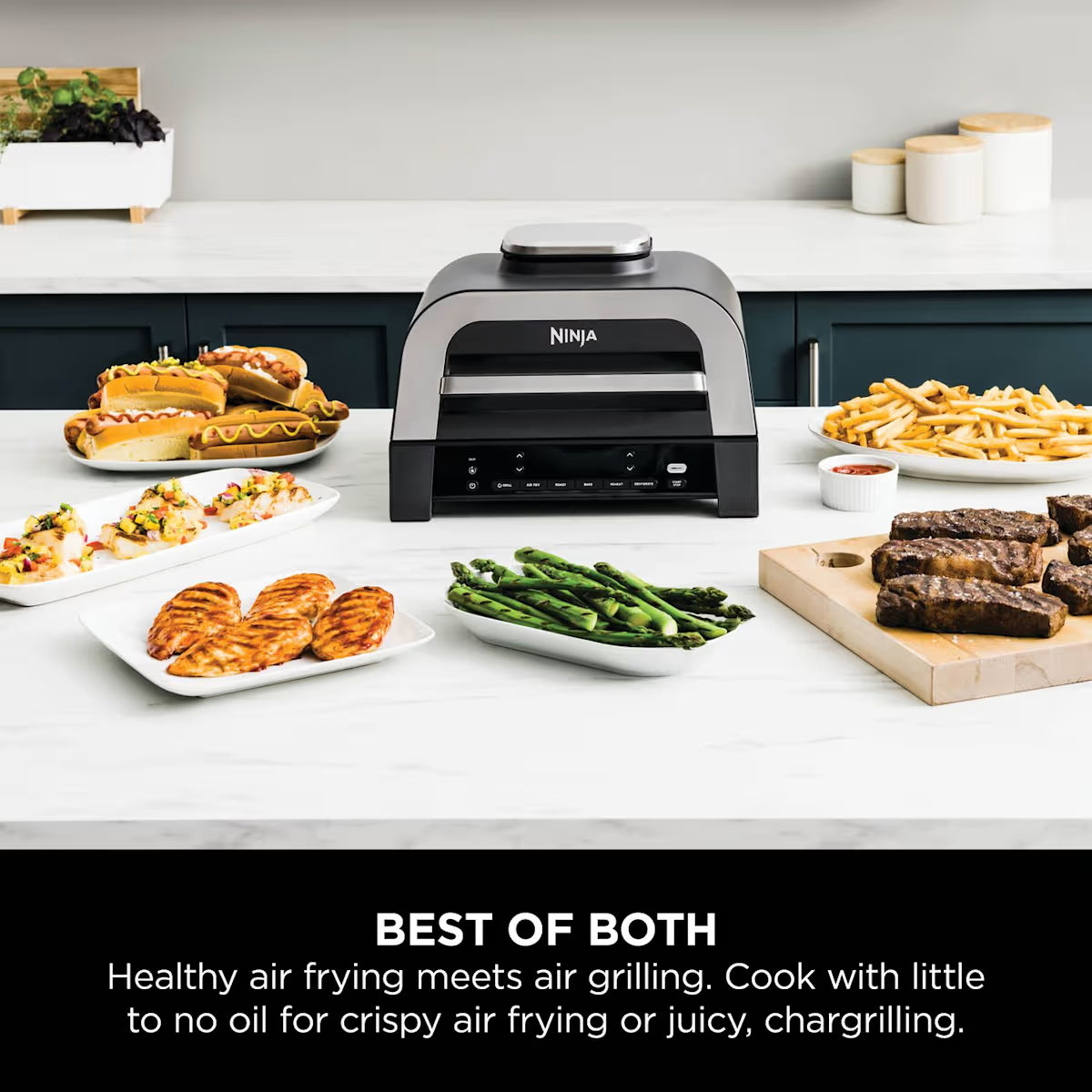 Ninja 6-in-1 MAX Grill & Air Fryer DG551UK