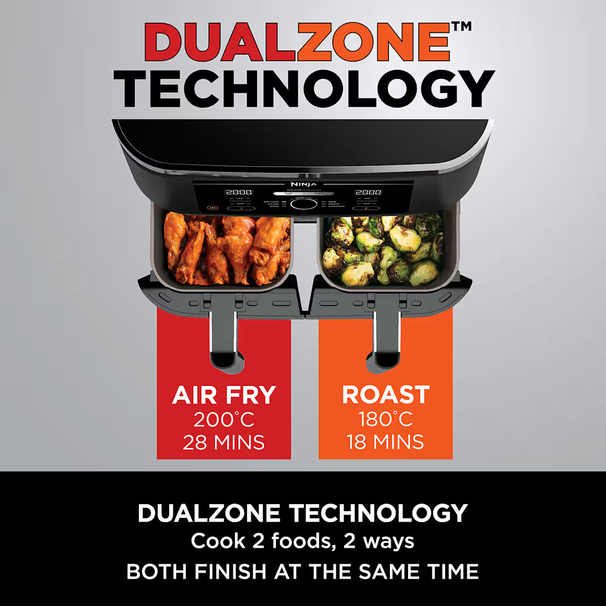 Ninja Foodi Dual Zone Air Fryer- AF300UK