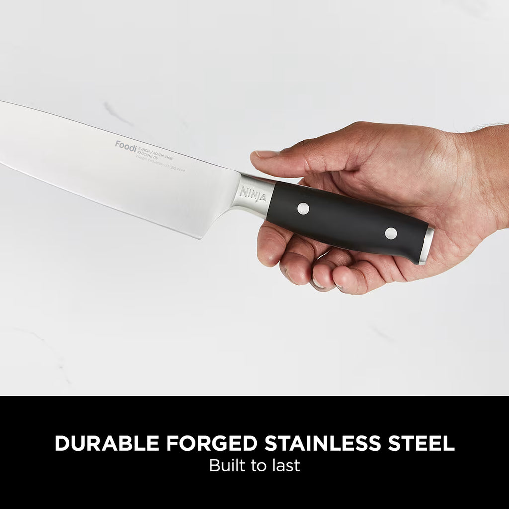 Ninja Foodi StaySharp Knife Block with Integrated Sharpener ¨C Deluxe 14-Piece Set K32014EUUK