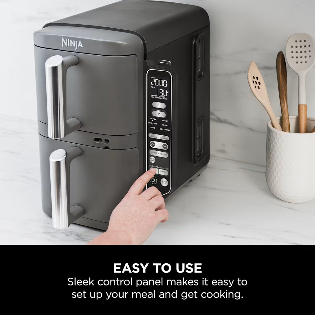 Ninja Double Stack XL 2-Level Air Fryer with Smart Cook System 9.5L? SL451UK