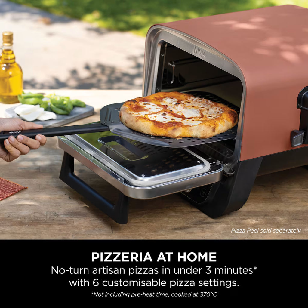 Ninja Woodfire Outdoor Oven, Artisan Pizza Maker and BBQ Smoker with Stand & Cover